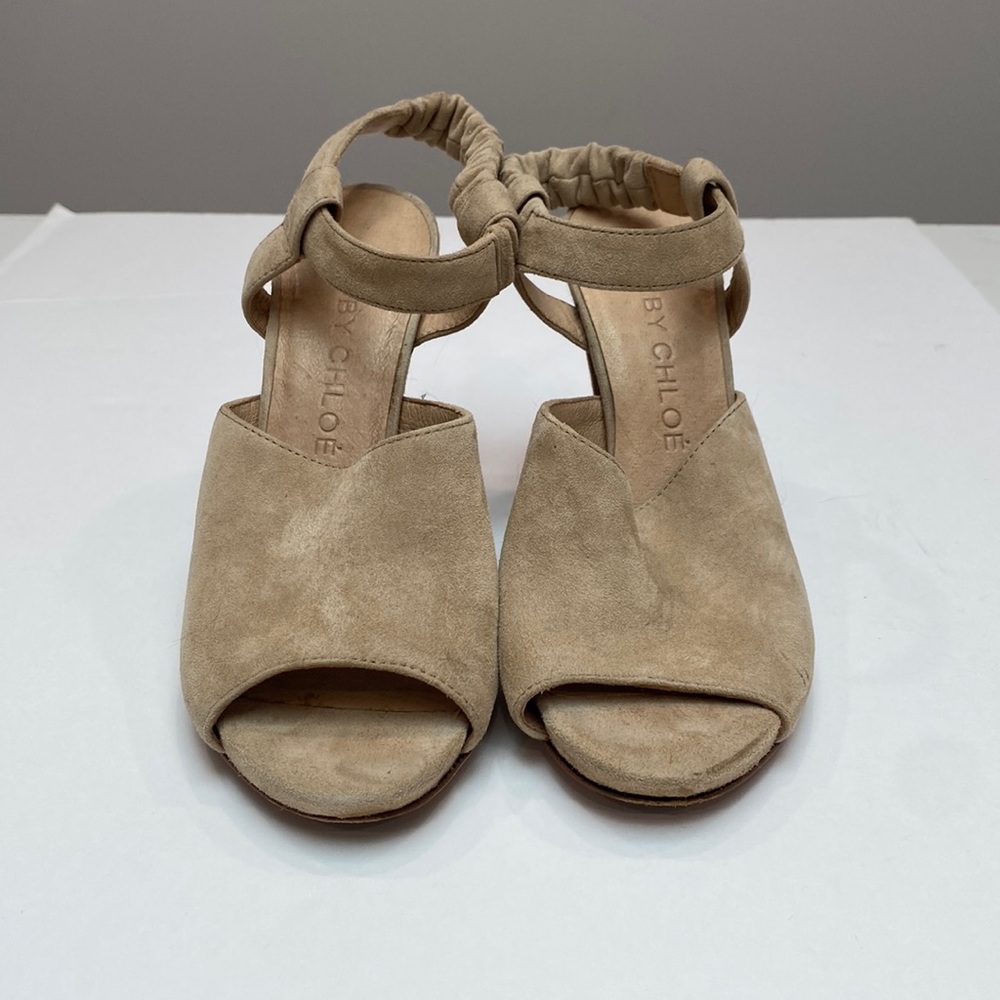 See by Chloe Beige Suede High Heels
